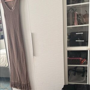 Na-kd Beige Knit Dress Sz Small NWT